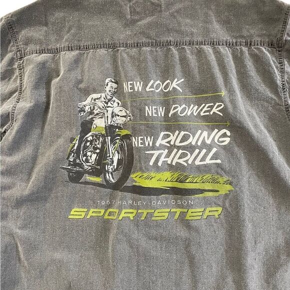 HARLEY DAVIDSON Limited Edition Nostalgia Series Sportster Shirt Size XXL - Picture 6 of 6